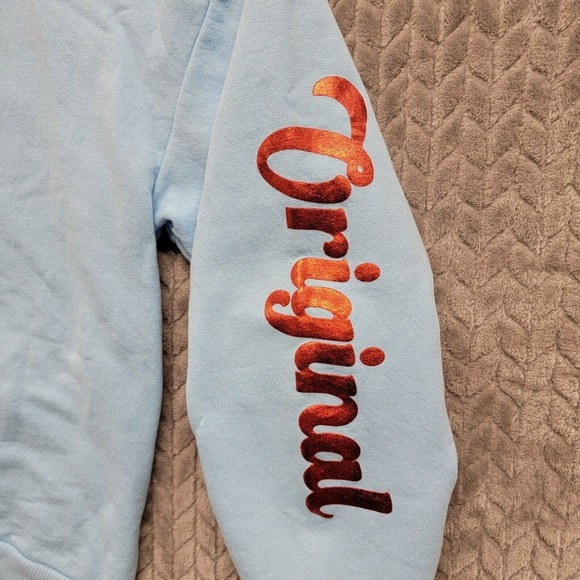 Original Disney Mickey Mouse Sweatshirt Womens Size 2XL Sky Blue - Picture 6 of 8